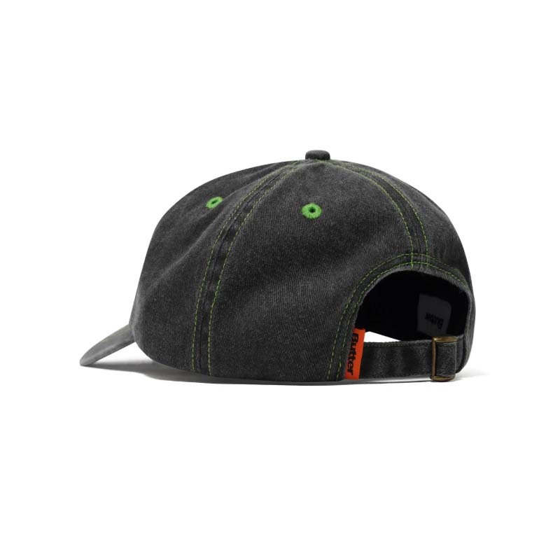 Butter Goods Rounded Logo 6 Panel Cap 帽子 老帽 黑色 BG252E11143 [台灣現貨]