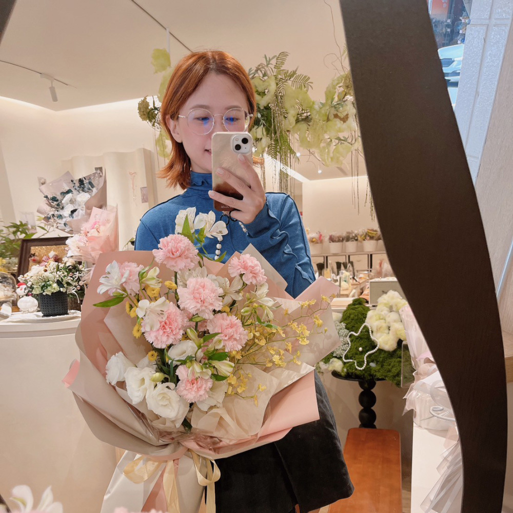 鮮花 / 進口美國粉色康乃馨花束