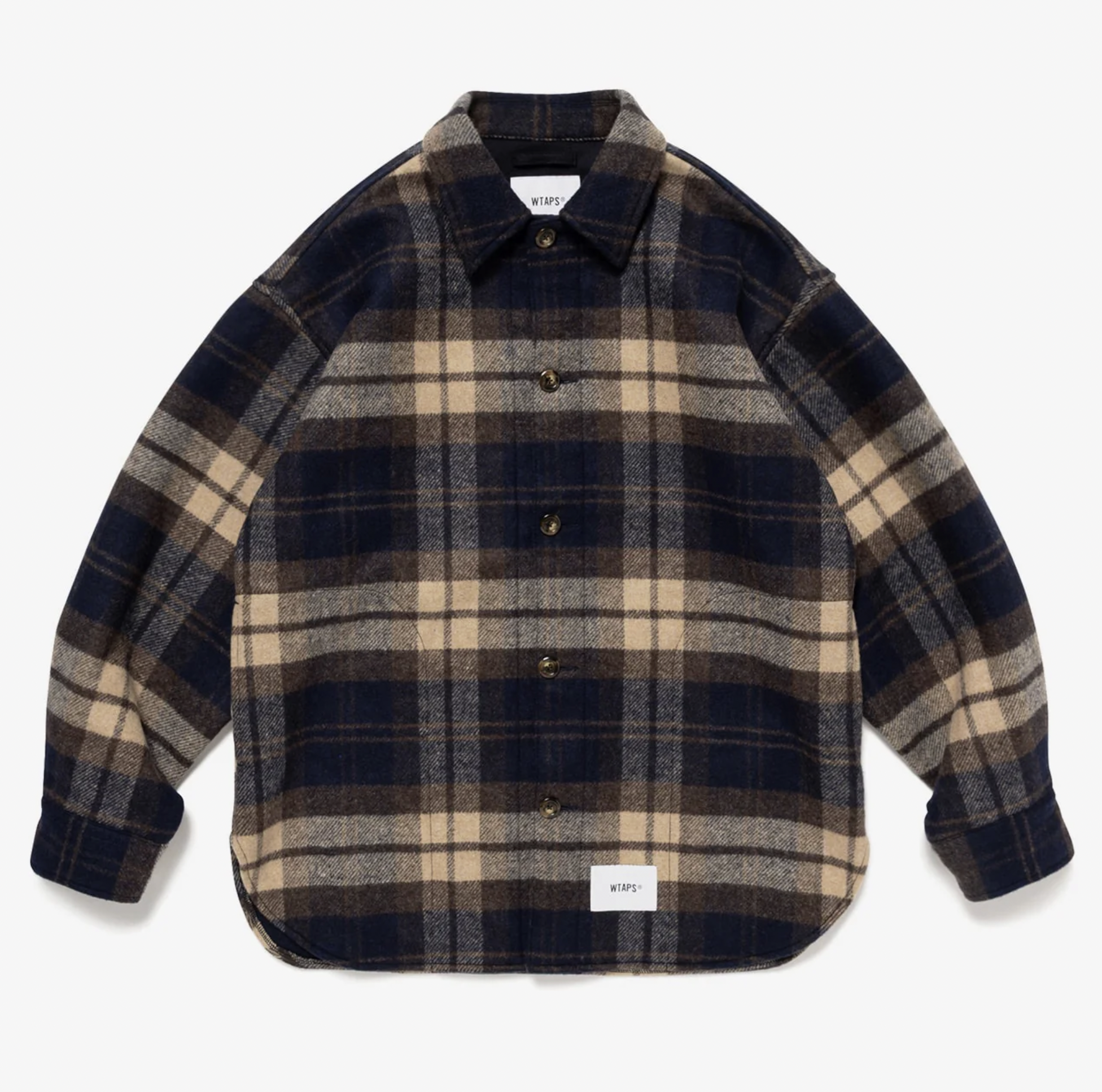 [Instock] WTAPS FW25 WCPO / JACKET / WOPL. MELTON. TEXTILE | BEIGE