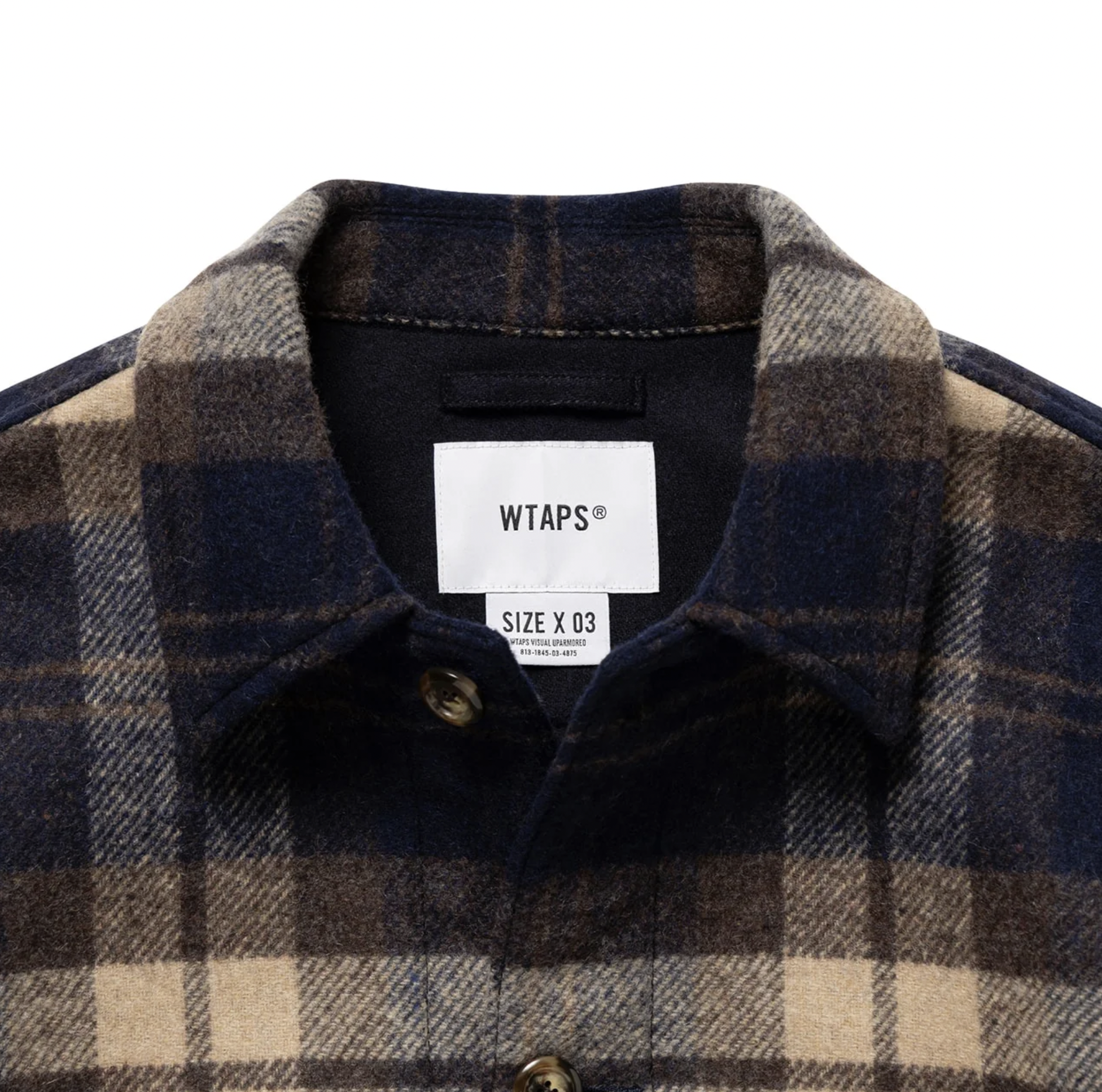 [現貨] WTAPS FW25 WCPO / JACKET / WOPL. MELTON. TEXTILE | BEIGE