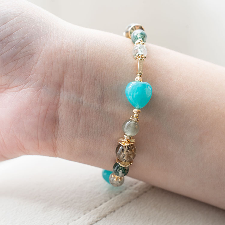 Do it：天河石｜水草瑪瑙｜綠兔毛｜黑極光｜綠雲母