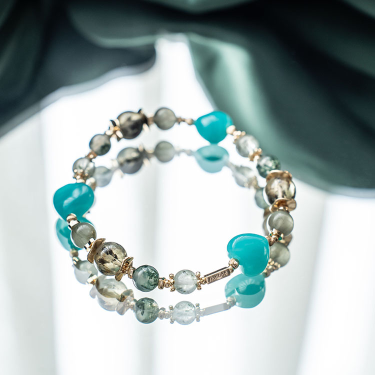 Do it：天河石｜水草瑪瑙｜綠兔毛｜黑極光｜綠雲母