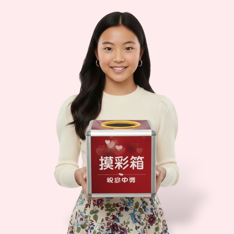 萬用摸彩箱抽獎箱lottery box公司尾牙婚禮抽獎