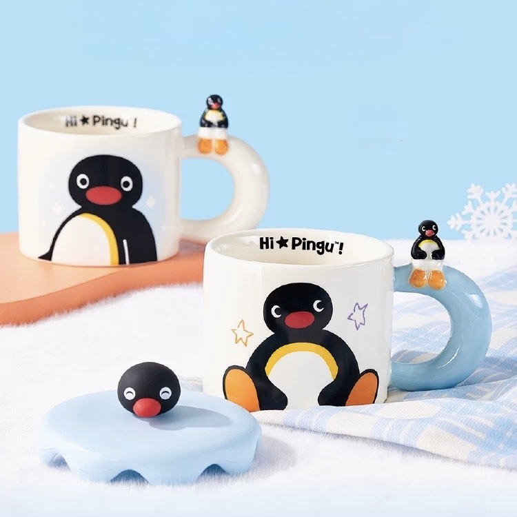 PINGU 企鵝家族 陶瓷 馬克杯組