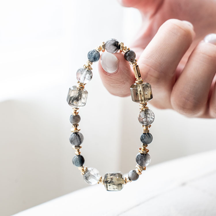 站起來的勇敢：羽毛黑極光｜黑銀鈦｜藍髮晶｜黑髮晶幽靈共生｜星輝骨幹