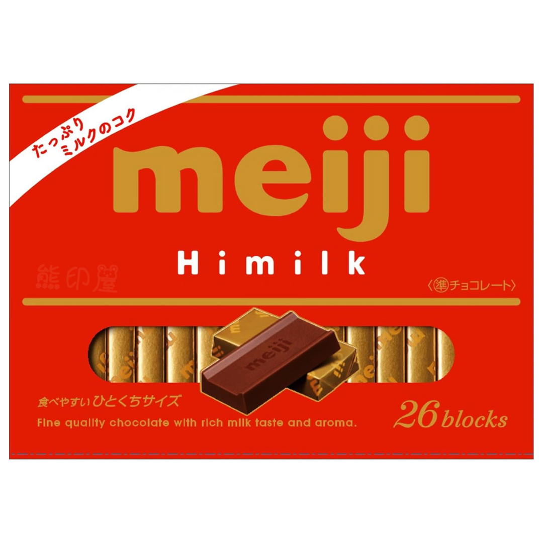 明治特濃牛奶朱古力26片盒裝 (紅) 120G