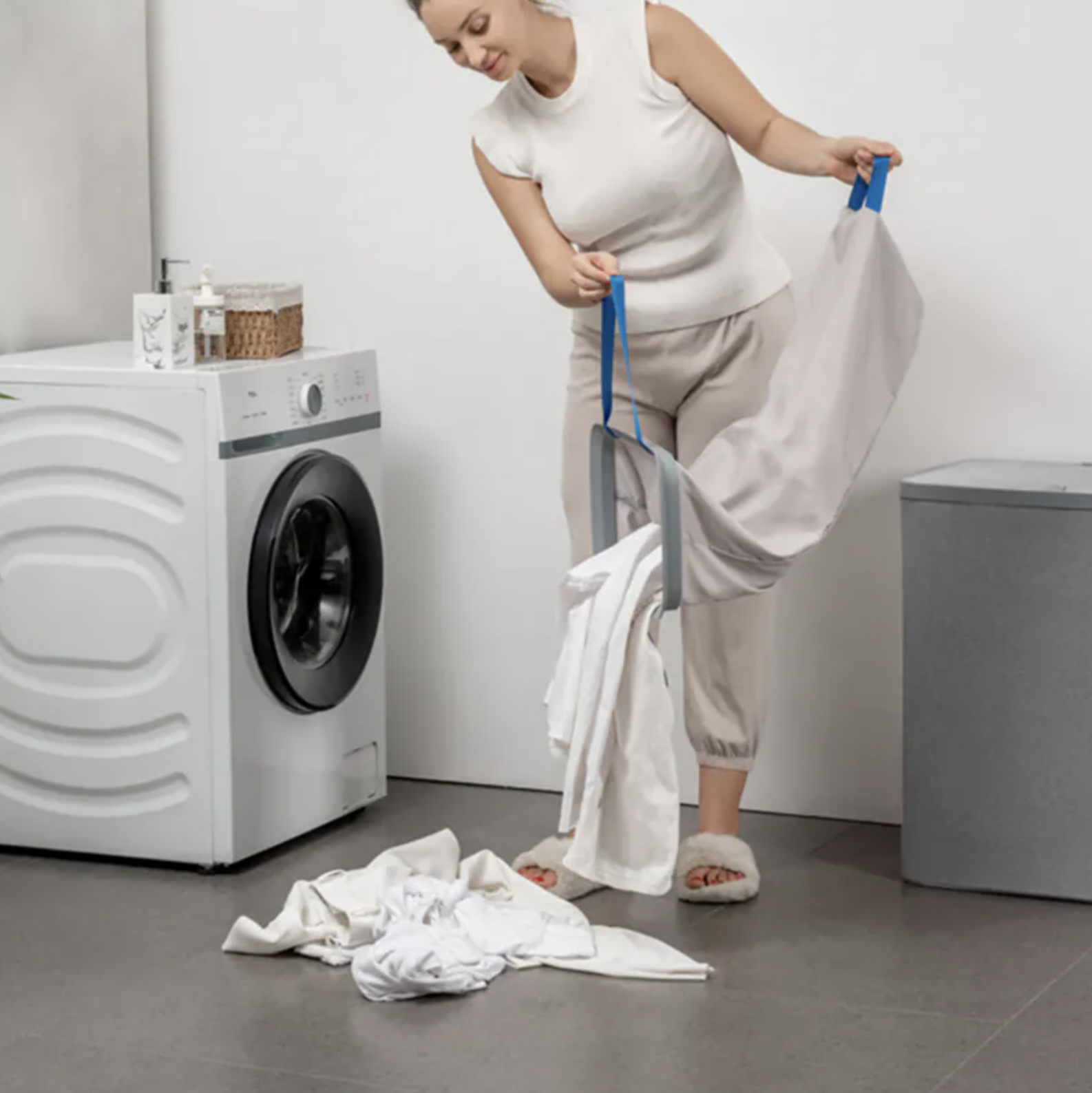 【美國 ELPHECO】60L 單格洗衣籃 ELPH060BA