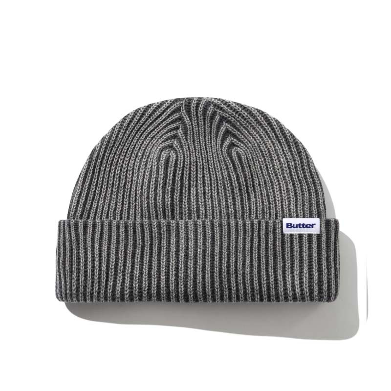 Butter Goods Bleached Wharfie Beanie 帽子 毛帽 黑色 BG252E12000 [台灣現貨]