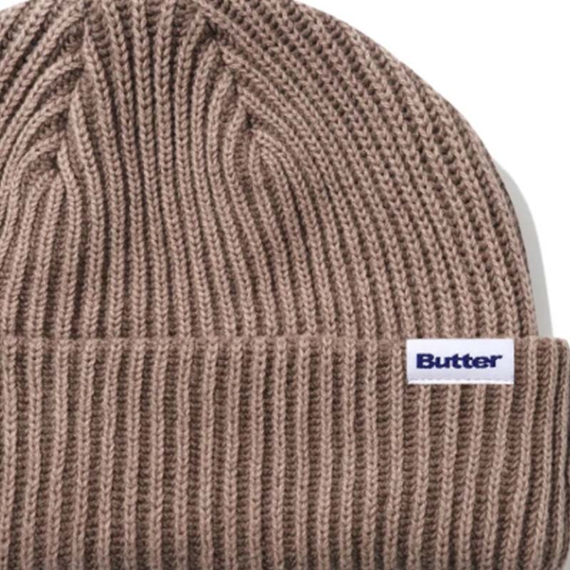 Butter Goods Bleached Wharfie Beanie 帽子 毛帽 咖啡色 BG252E12013 [台灣現貨]