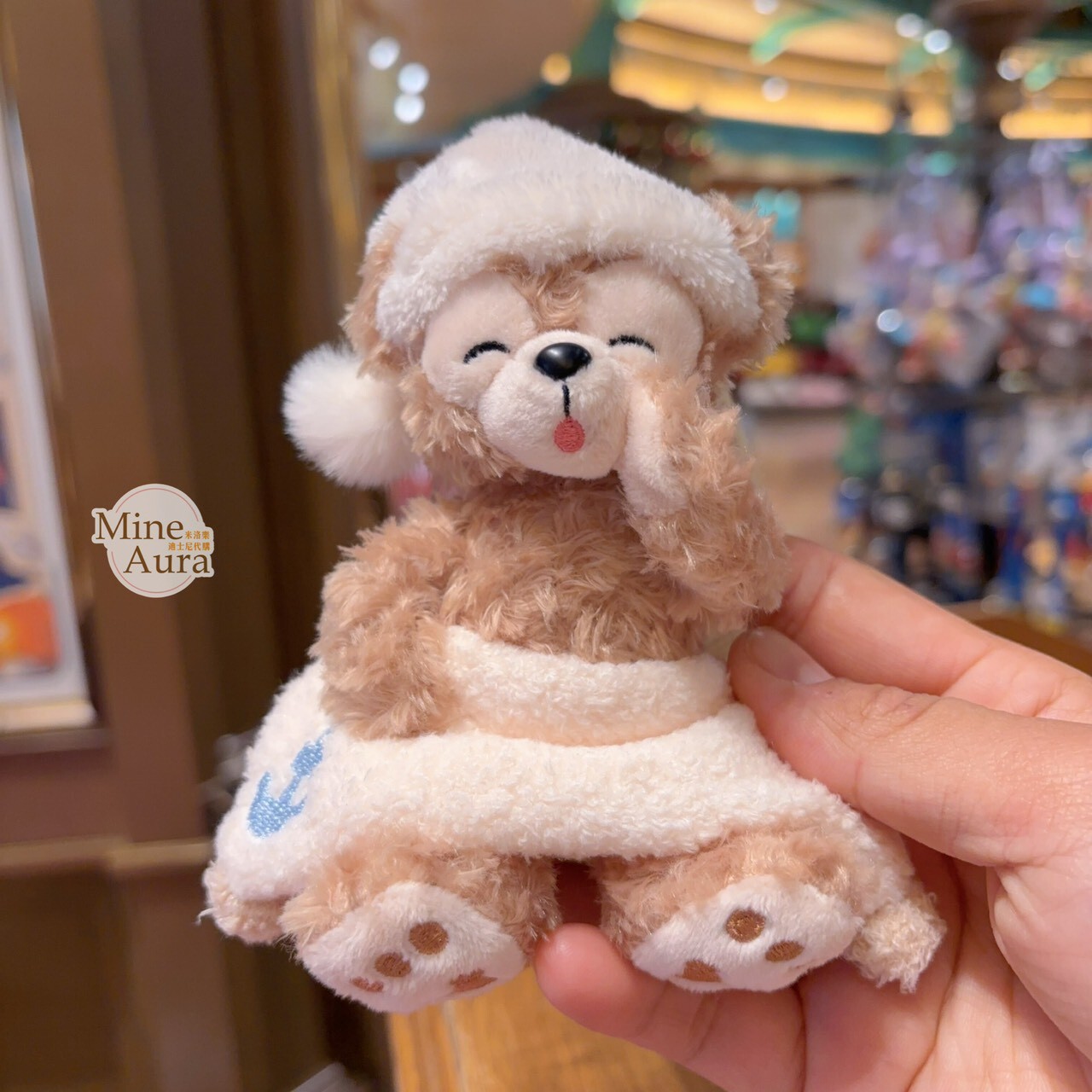 達菲 Duffy 與好友們 軟軟的夢系列 達菲 Duffy 絨毛 鑰匙圈 吊飾 -上海迪士尼樂園