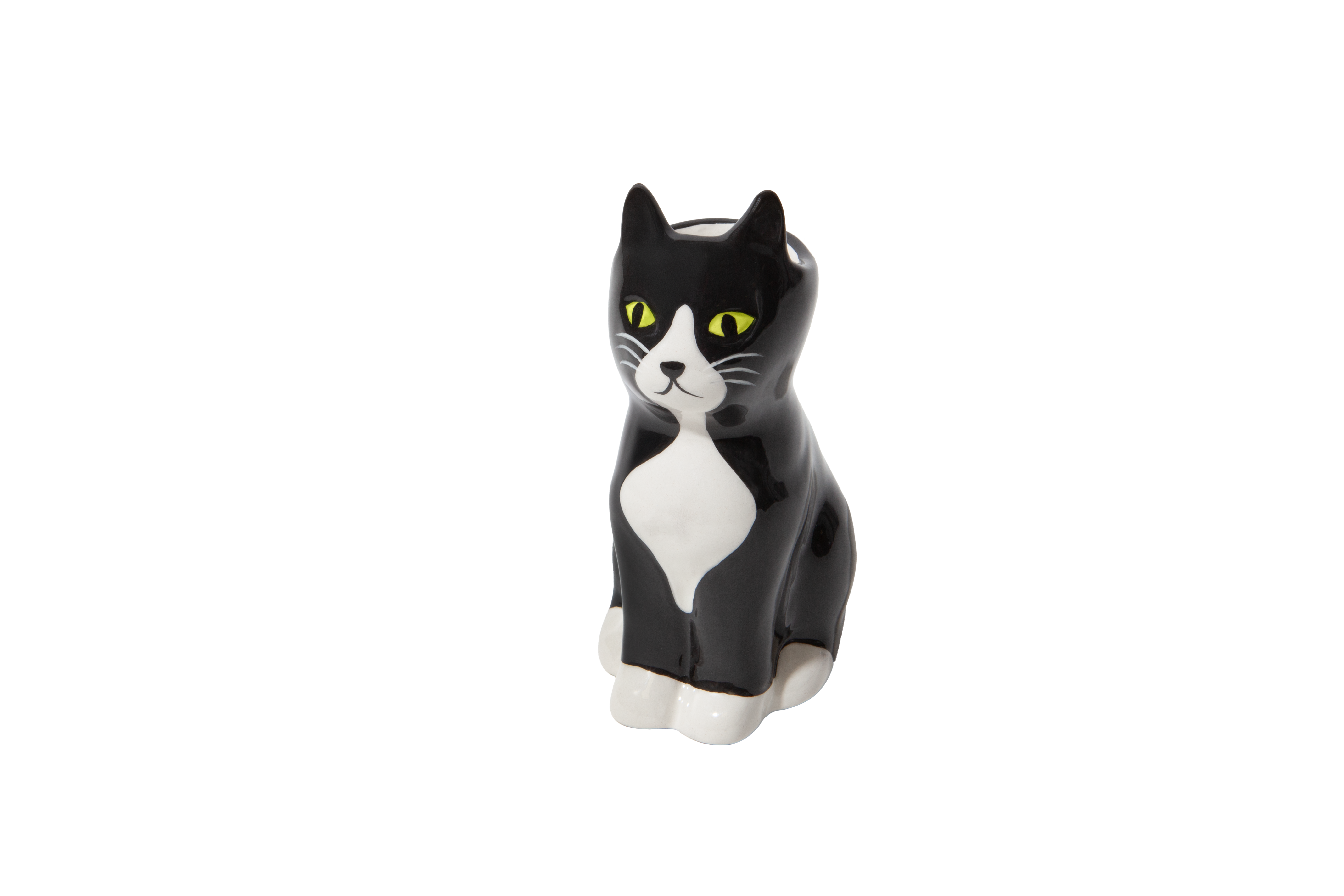 Black & White Cat Mini Vase｜DOIY