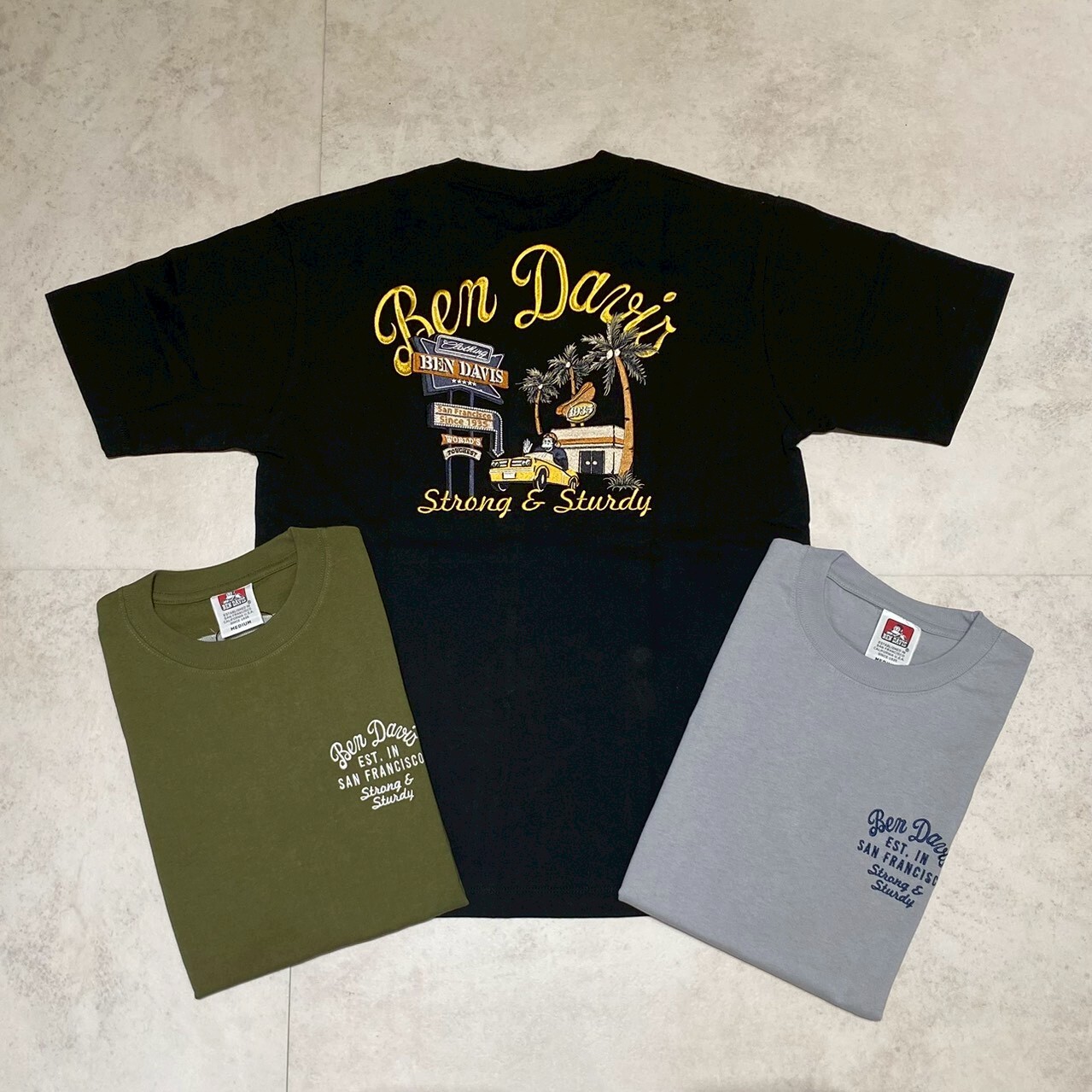 Ben davis 刺繡猿人熱帶 熱狗餐廳短T C-25580065