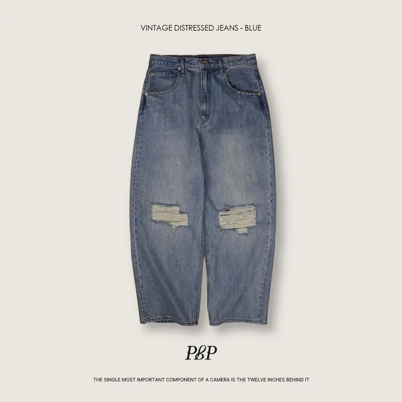 P.B.P VINTAGE DISTRESSED JEANS