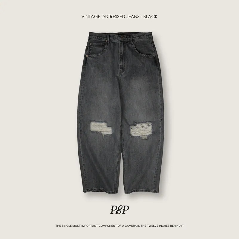 P.B.P VINTAGE DISTRESSED JEANS