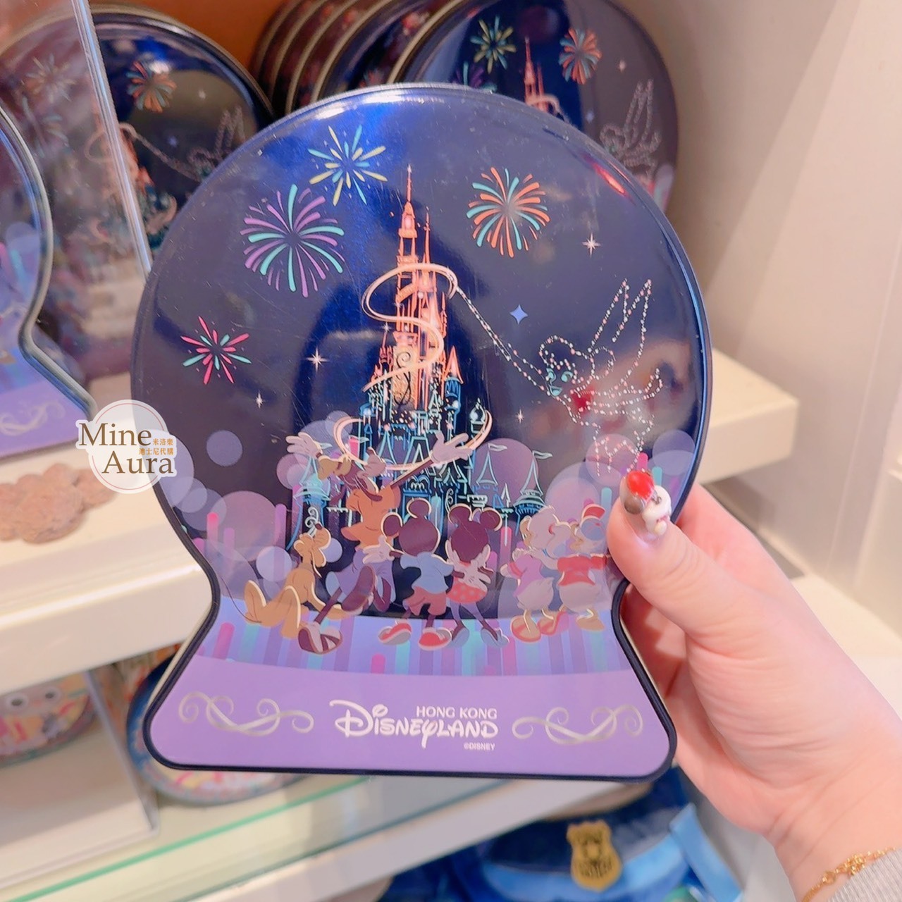 樂園限定 Skyline 主題 城堡 圖案 造型 曲奇餅乾 鐵盒 禮盒 -香港迪士尼樂園