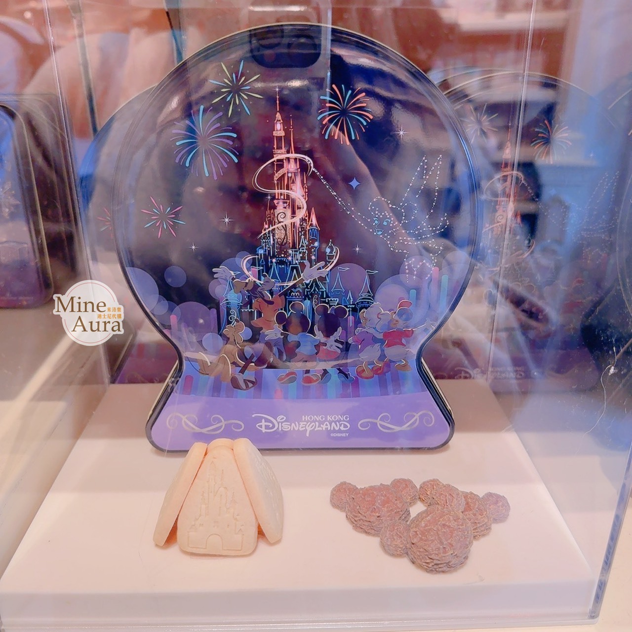 樂園限定 Skyline 主題 城堡 圖案 造型 曲奇餅乾 鐵盒 禮盒 -香港迪士尼樂園