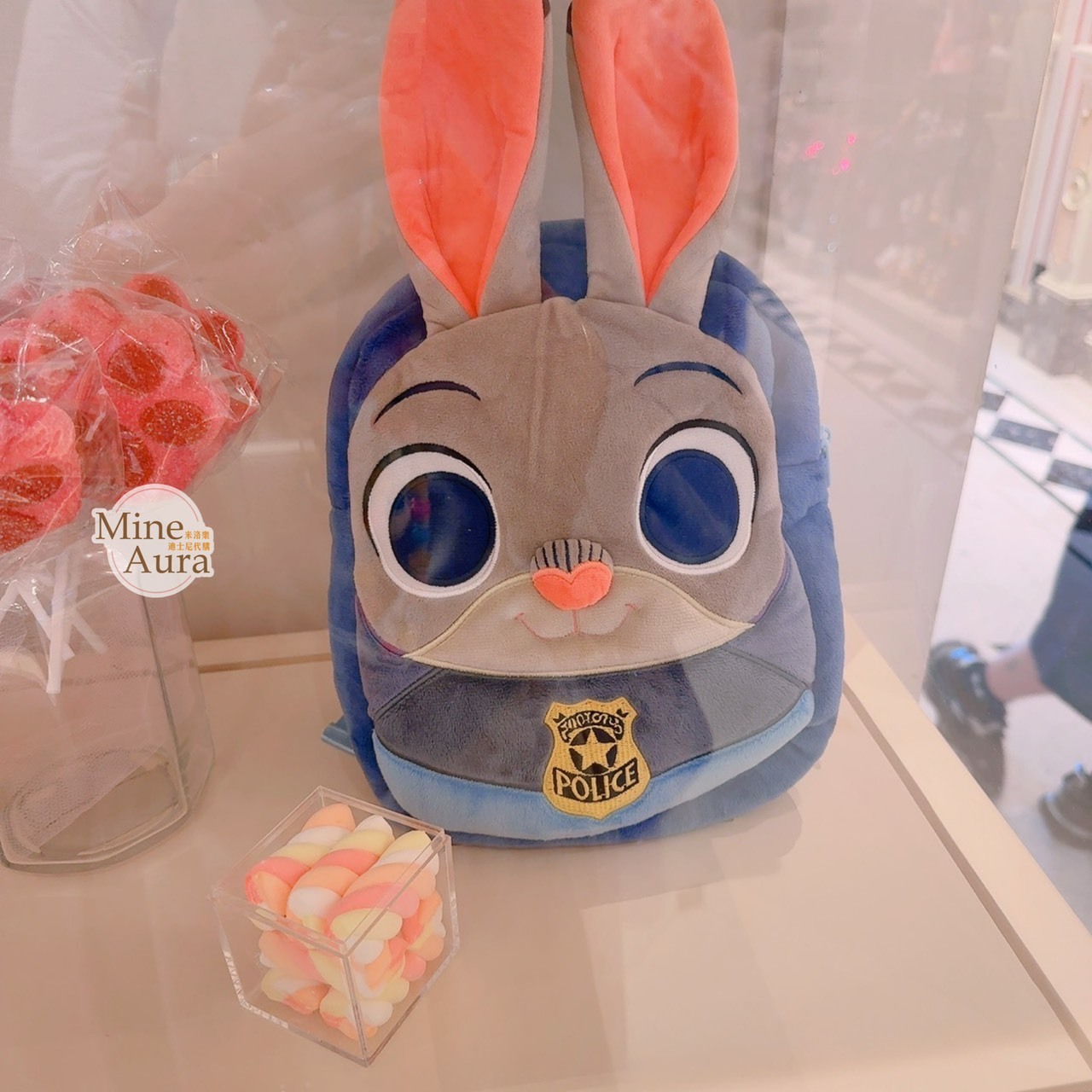 哈茱蒂 Judy 兔 立體耳朵 後背包 造型 棉花糖 糖果 動物方城市 Zootopia -香港迪士尼樂園