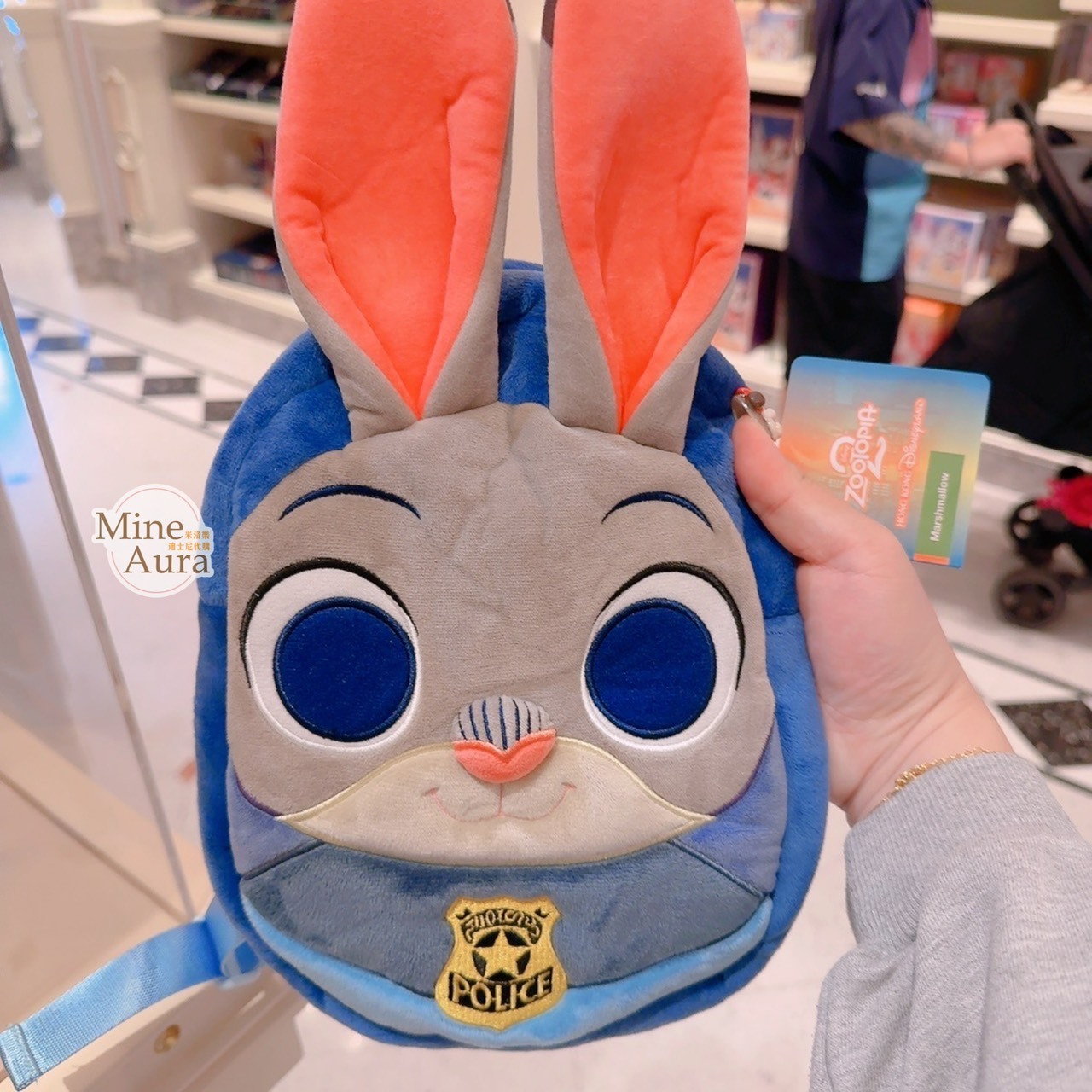 哈茱蒂 Judy 兔 立體耳朵 後背包 造型 棉花糖 糖果 動物方城市 Zootopia -香港迪士尼樂園