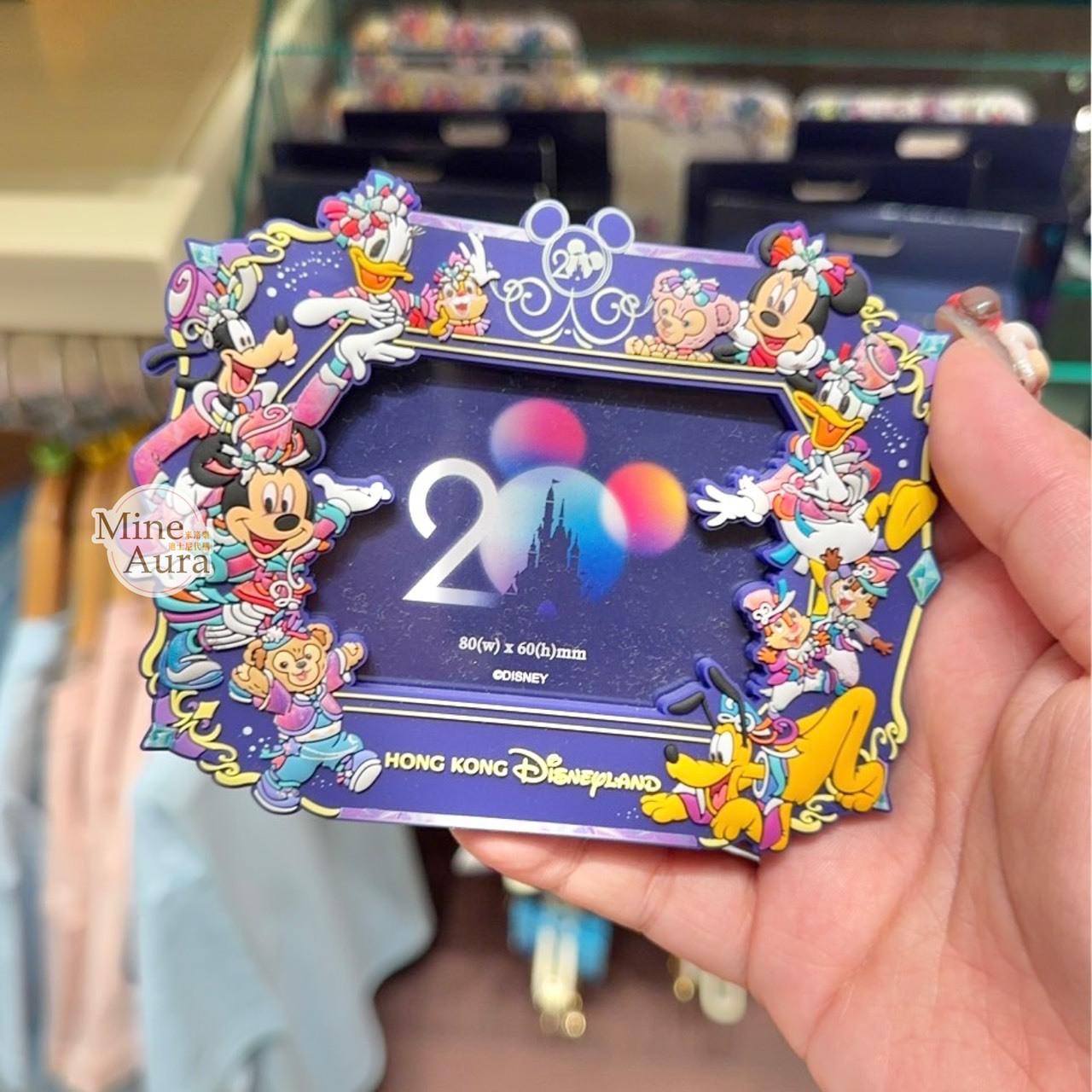 20周年奇妙派對 米奇 Mickey 與好友們 造型 磁鐵 相框 -香港迪士尼樂園