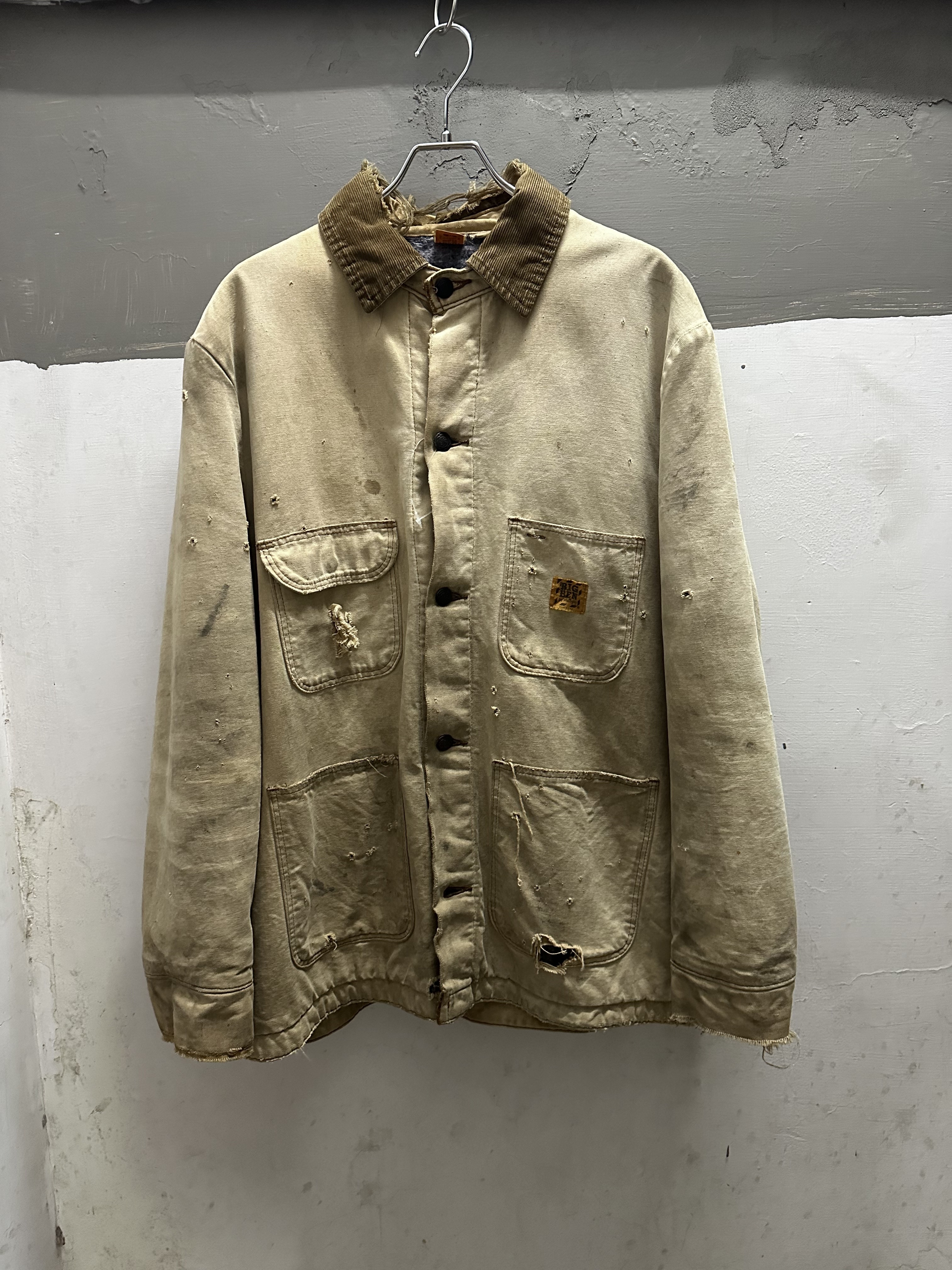 70-80s BIG BEN(By Wrangler) Duck Chore Jacket *W/Liner Made in USA