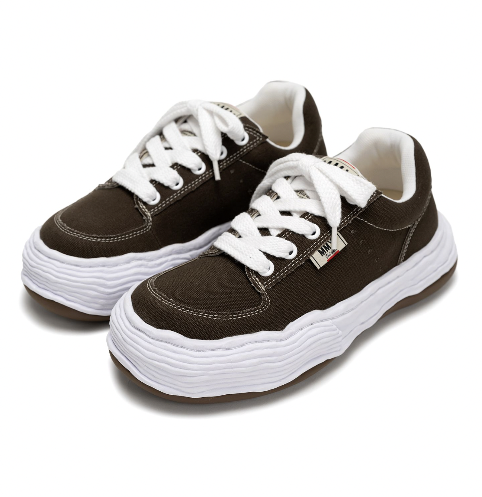 [現貨] MIHARA OLIVER OG SOLE CAVAS LOW KHAKI | A15FW704