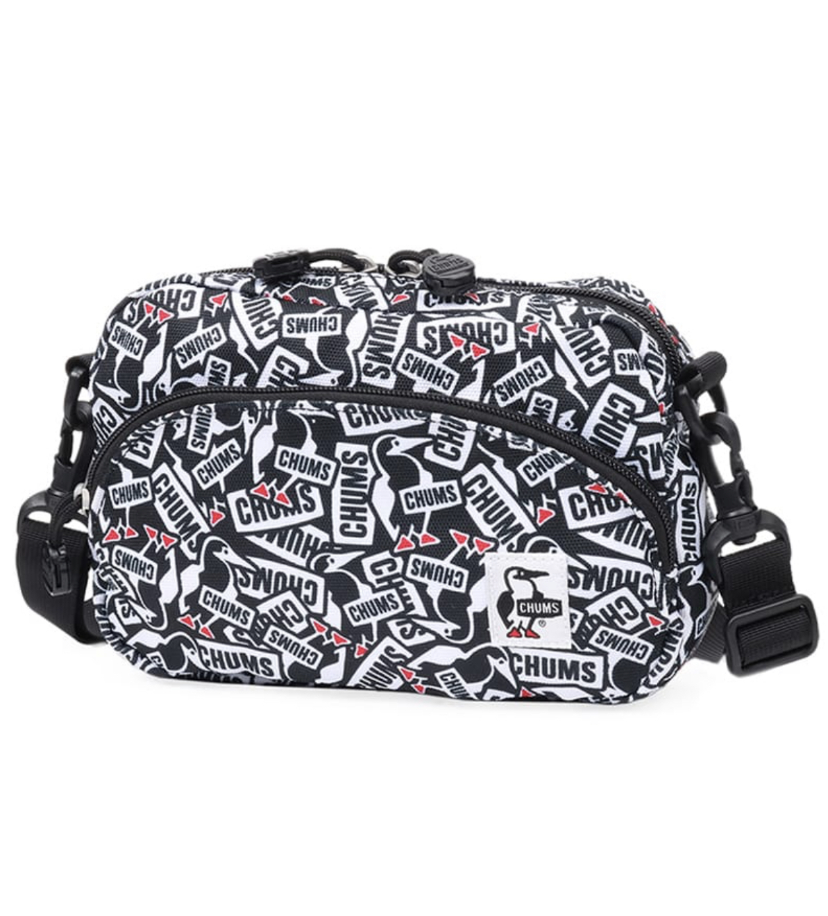 CHUMS RECYCLE SHOULDER POUCH - LOGO STICKERS