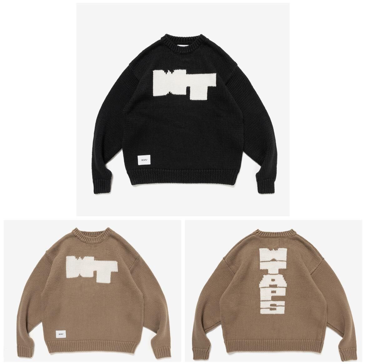 現貨|WTAPS CREW NECK CRE / SWEATER / POLY 252MADT-KNM03