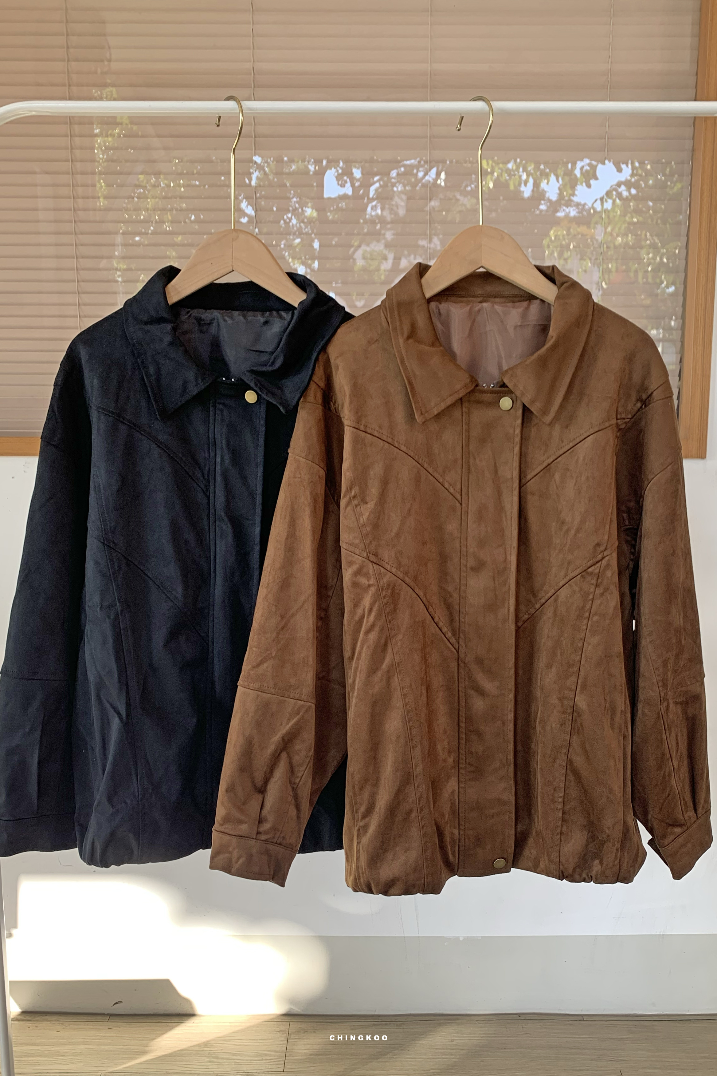 More in Dec｜栗人必備麂皮夾克 2色