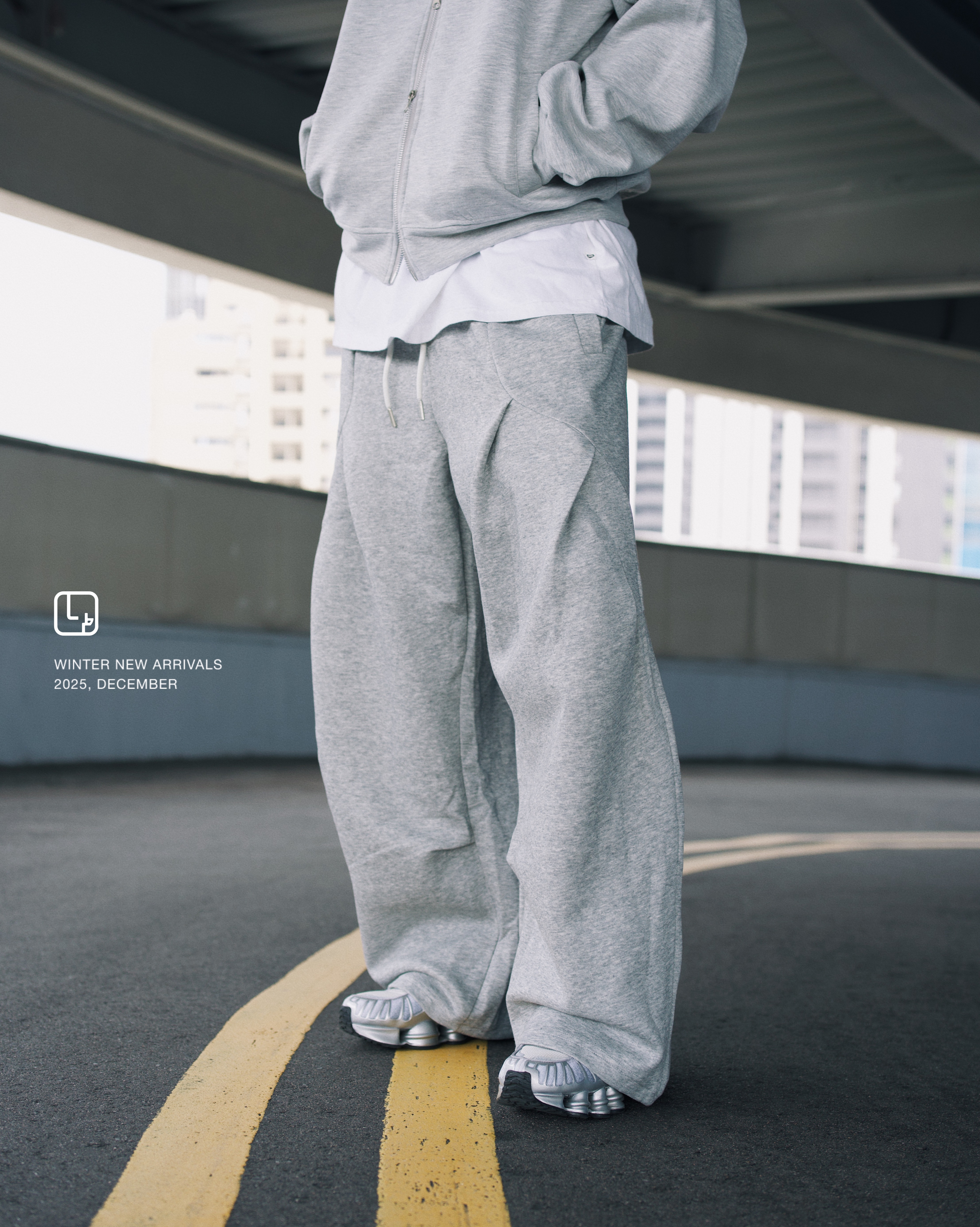 <熱銷千件!!>IVORY 基礎 側抓皺 線條 皺褶 棉褲 兩色 HK0049