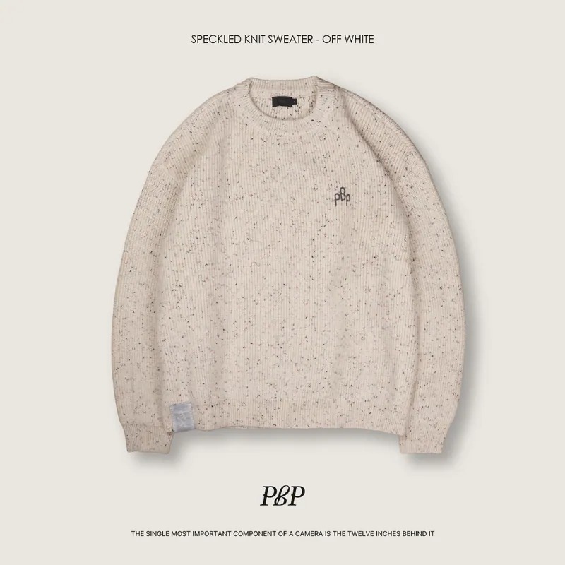 P.B.P SPECKLED KNIT SWEATER