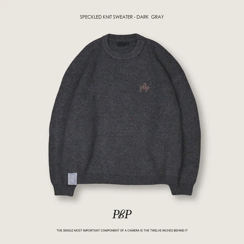 P.B.P SPECKLED KNIT SWEATER