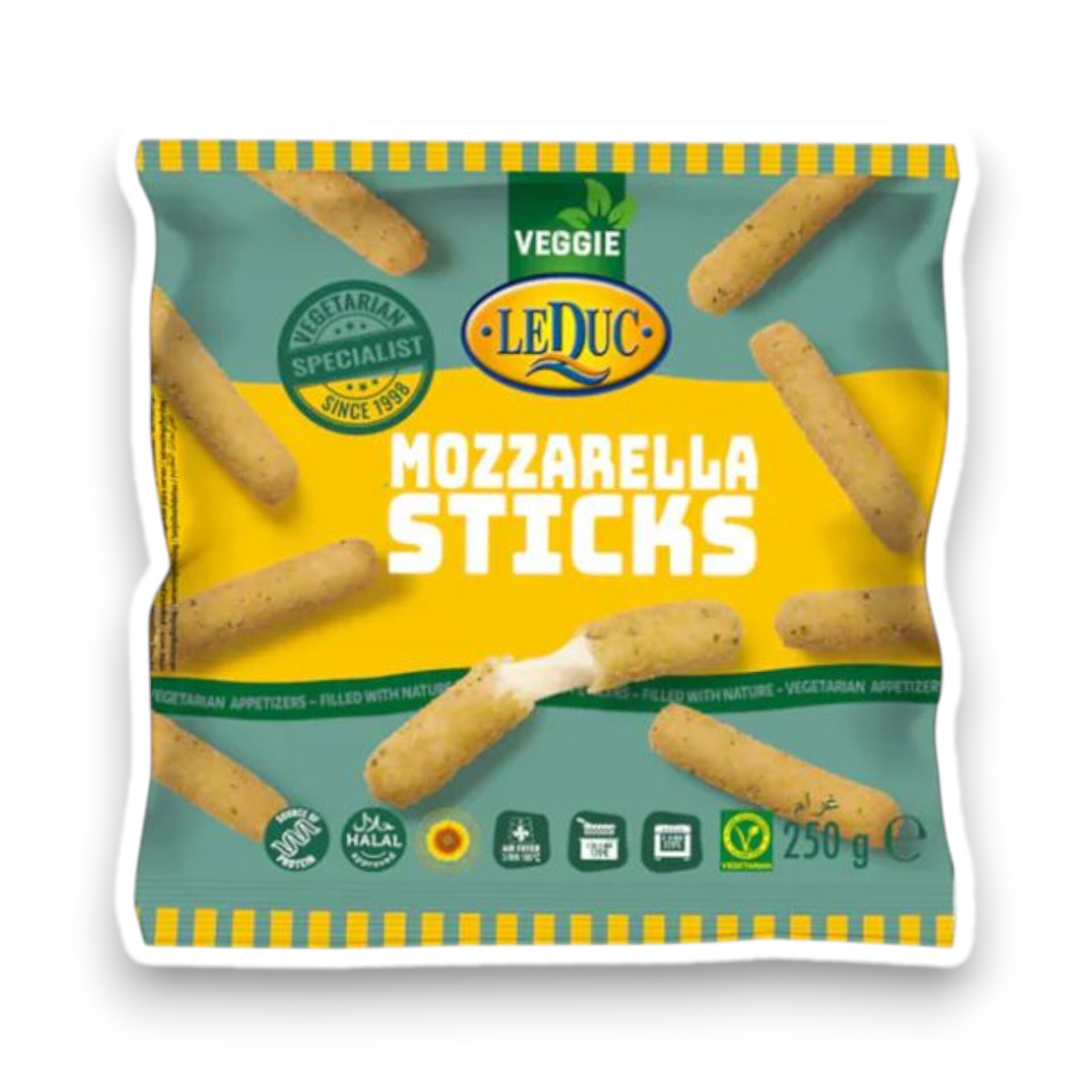 LEDUC - (黃) 荷蘭 LeDuc - 香脆-馬蘇里拉芝士條 250G  (急凍-18°C) 芝士棒 炸芝士