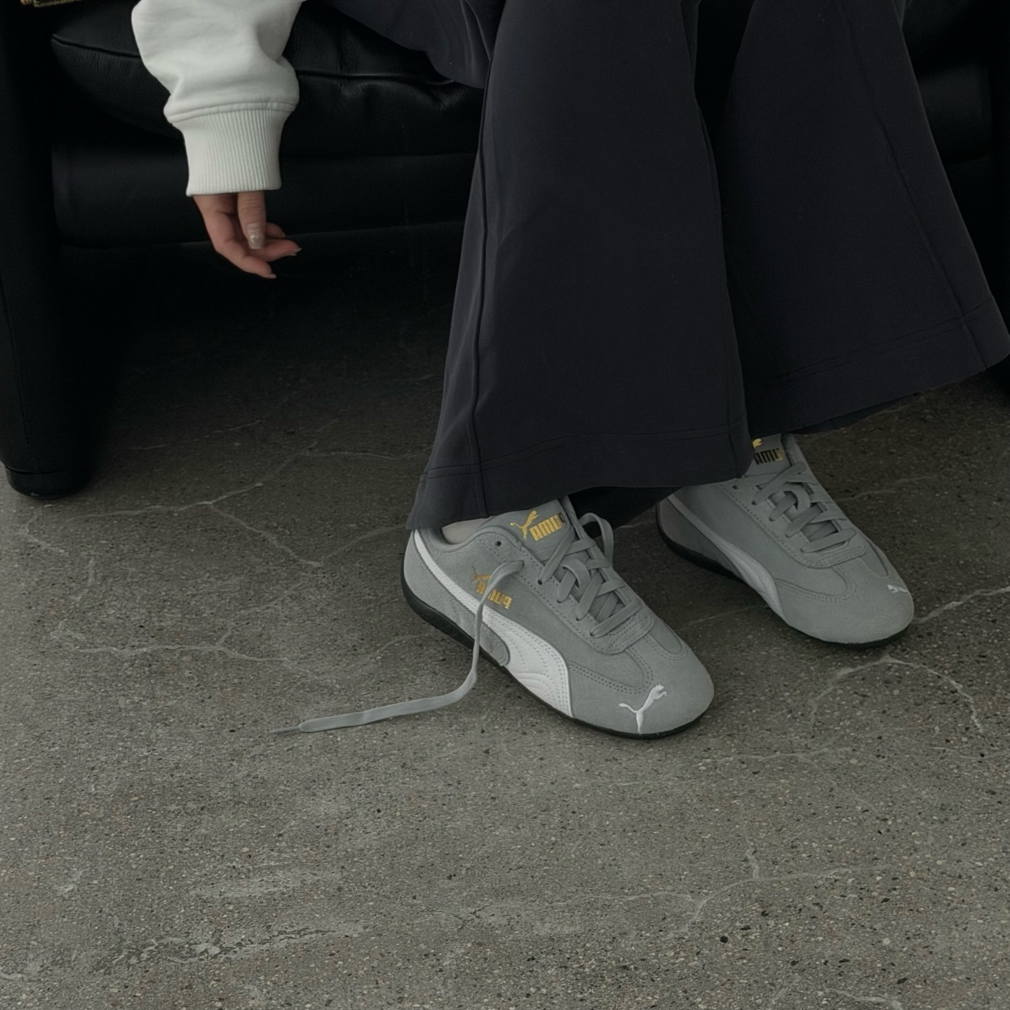 PUMA Speedcat OG 質感灰 冷灰 灰白 ROSÉ同款 朴彩英 賽車鞋 39884605