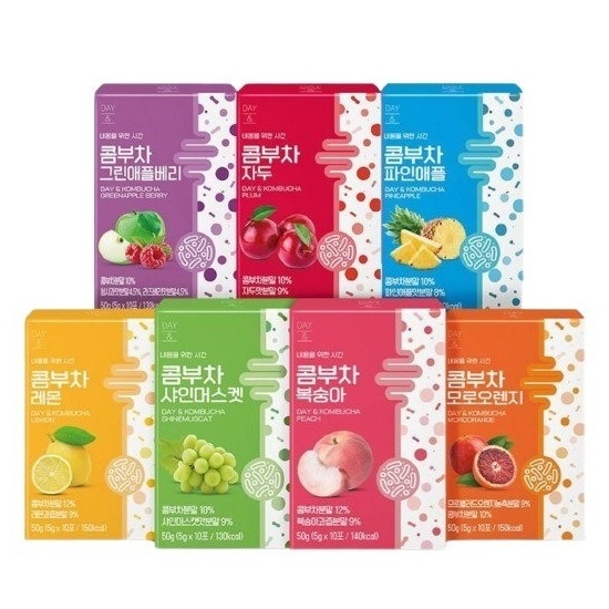 Day& 康普茶 (5g x10包 x2盒) - 5款選擇 (EXP: 2026.08)