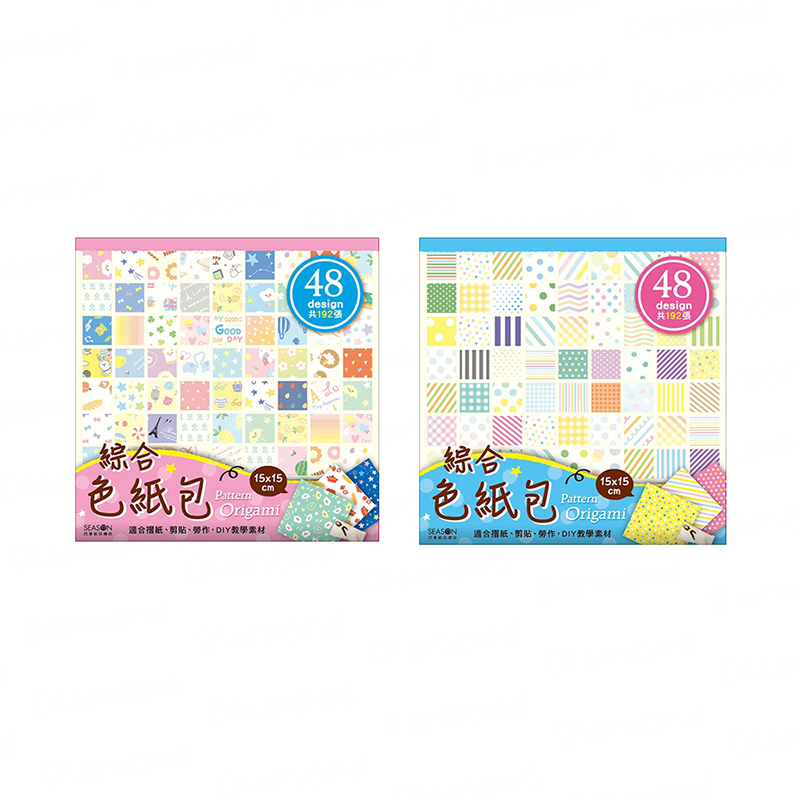 四季紙品 綜合彩圖色紙【GT10001】