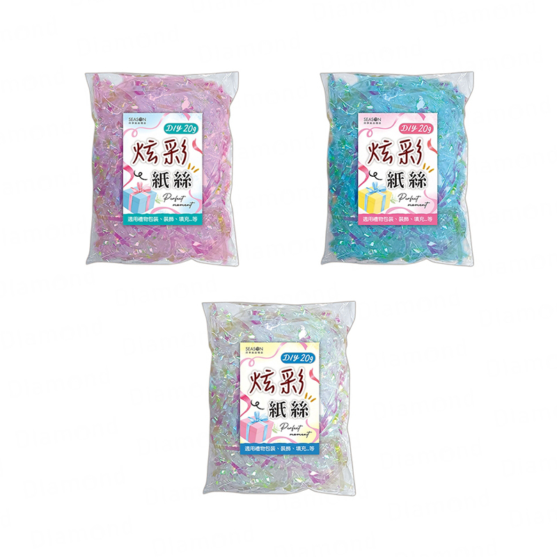 四季紙品 炫彩紙絲(小)【DIY224】