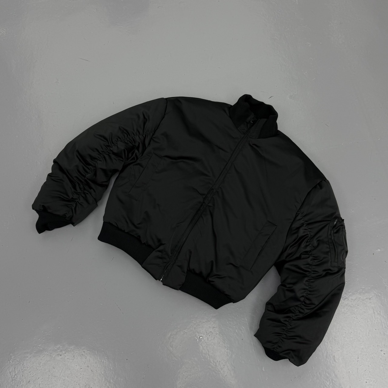 雙面穿迷彩鋪棉飛行外套