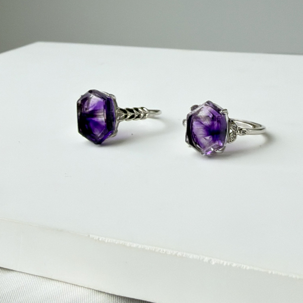 達碧茲紫水晶戒指