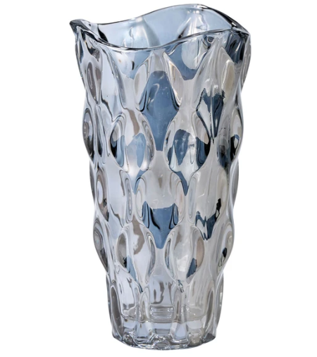 日本幻影灰色玻璃花樽 (非日本製)