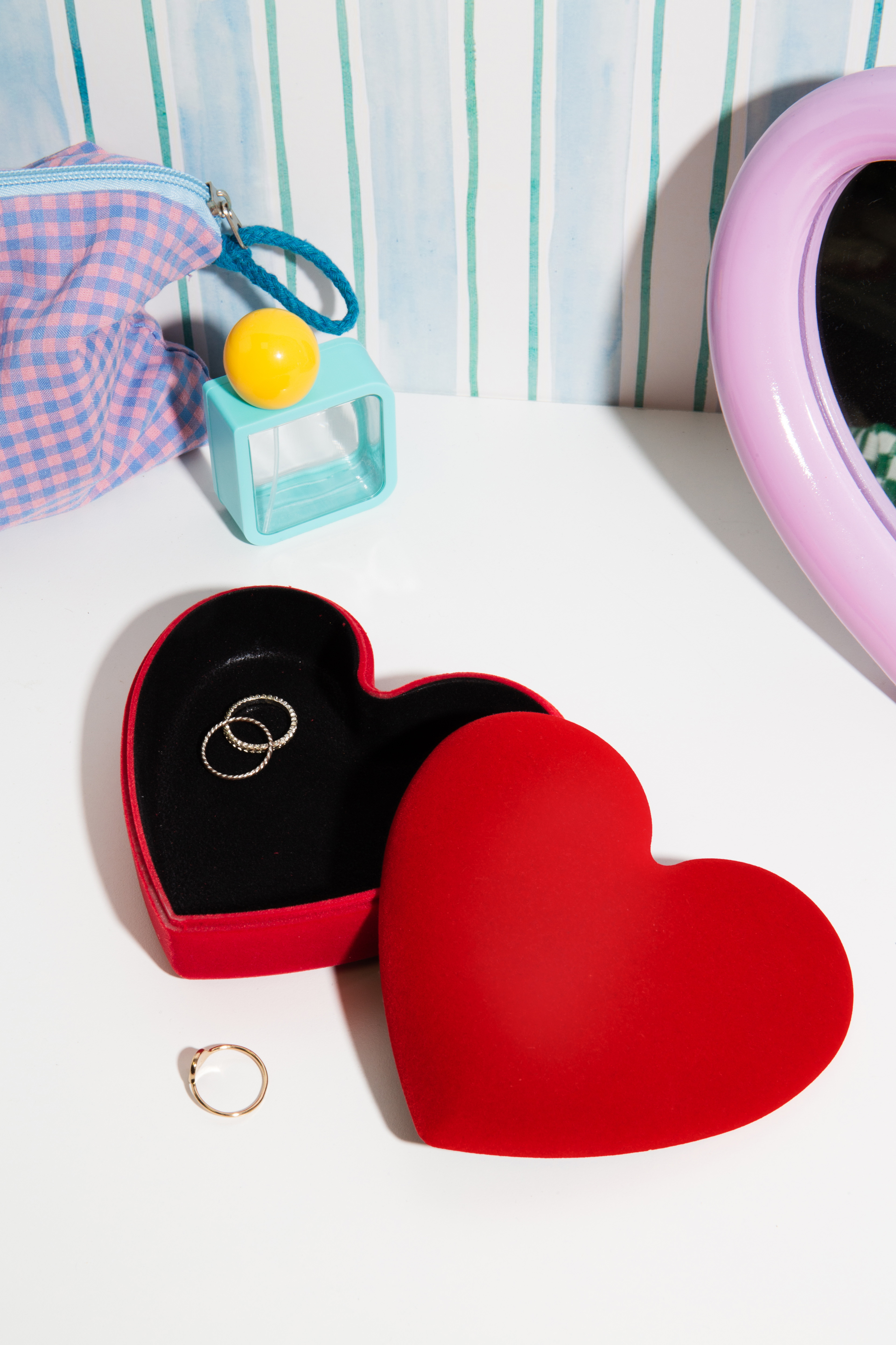 Love Velvet Storage Box - Red｜DOIY