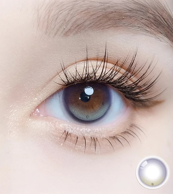 [月拋] OLOLA VELA 1 Month MOSS PURPLE 彩妝隱形眼鏡｜每盒1片