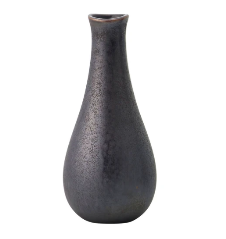 日式陶瓷花樽(黑色) (非日本製)