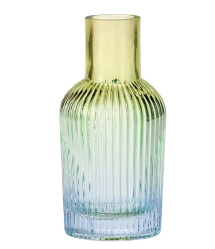 日本漸變彩色玻璃花樽(小) (非日本製)