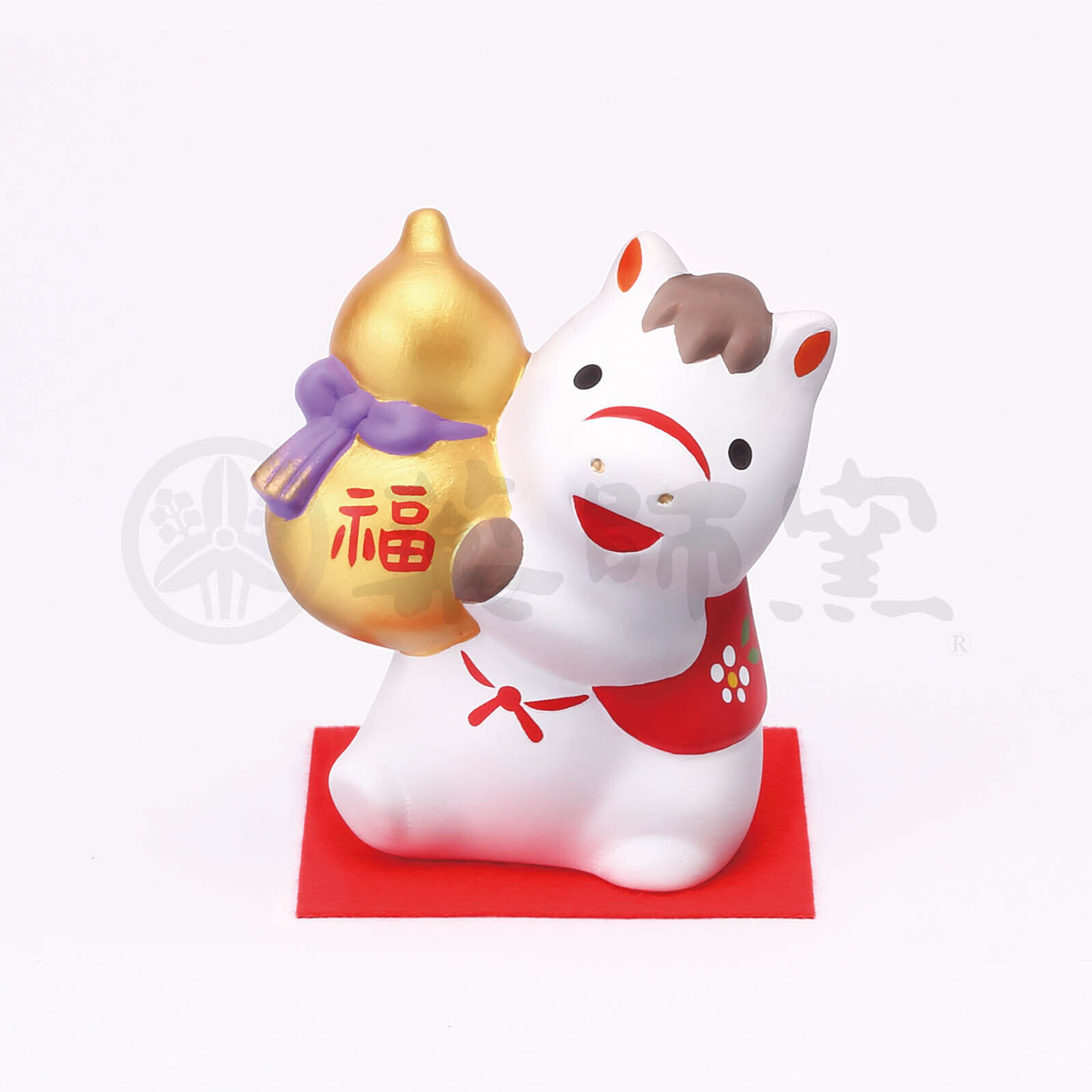 日本藥師窯錦彩招福葫蘆馬仔擺設 (非日本製)