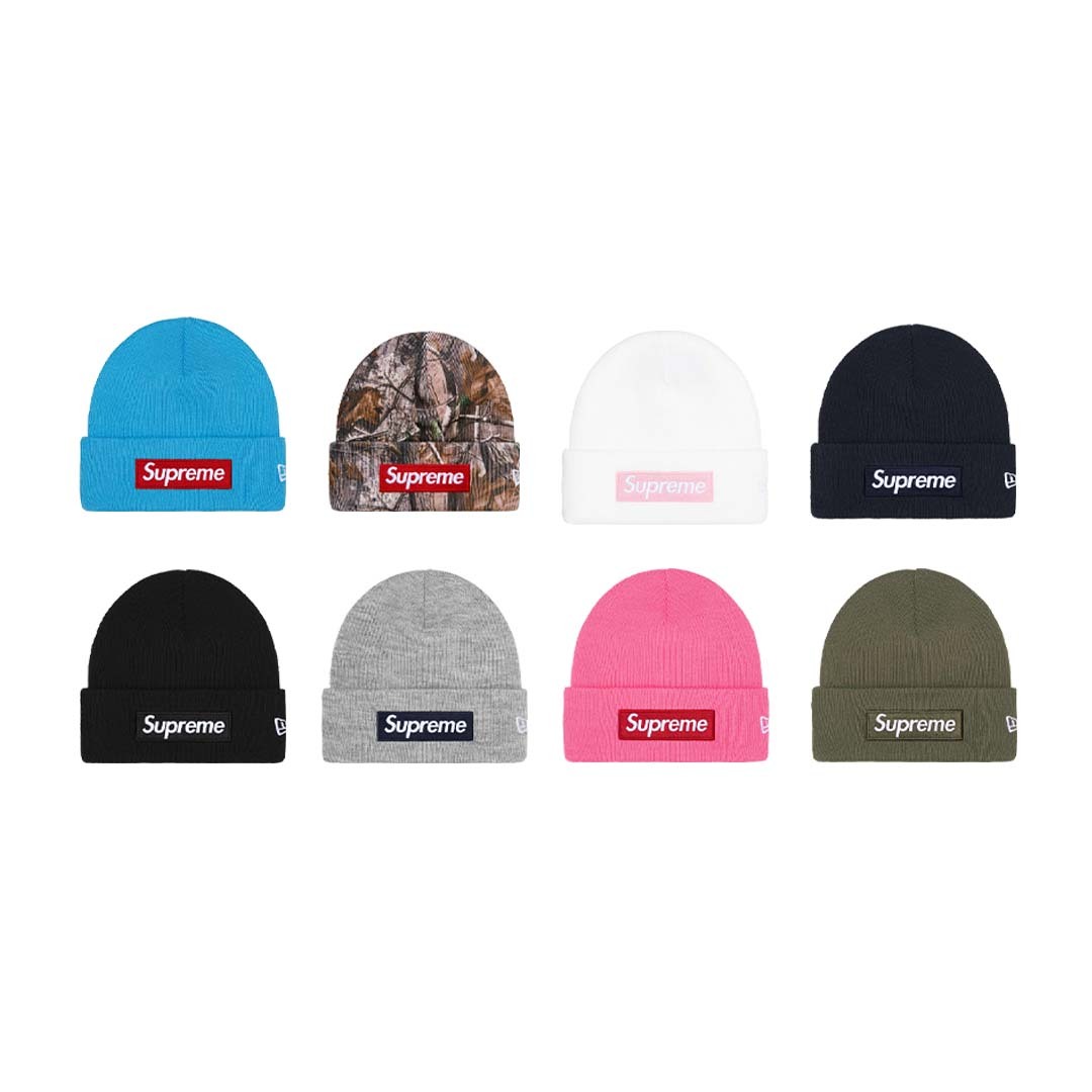 2025AW SUPREME NEW ERA BOX LOGO BEANIE 限量 經典款 毛帽 雙面LOGO 現貨 FW25BN5