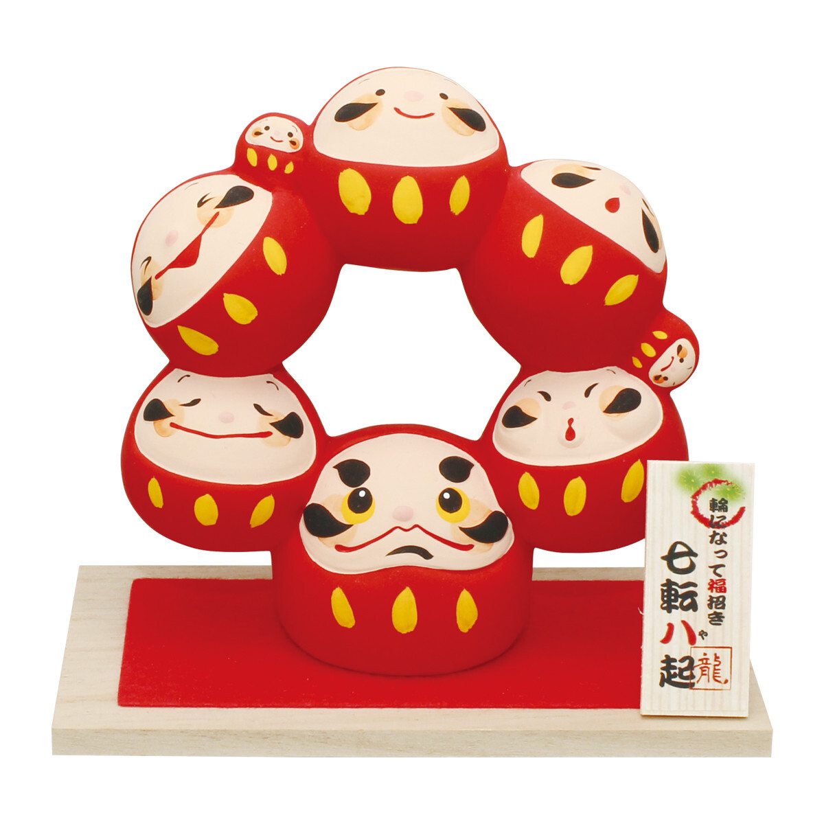 日式達摩不倒翁陶瓷擺設 (非日本製)