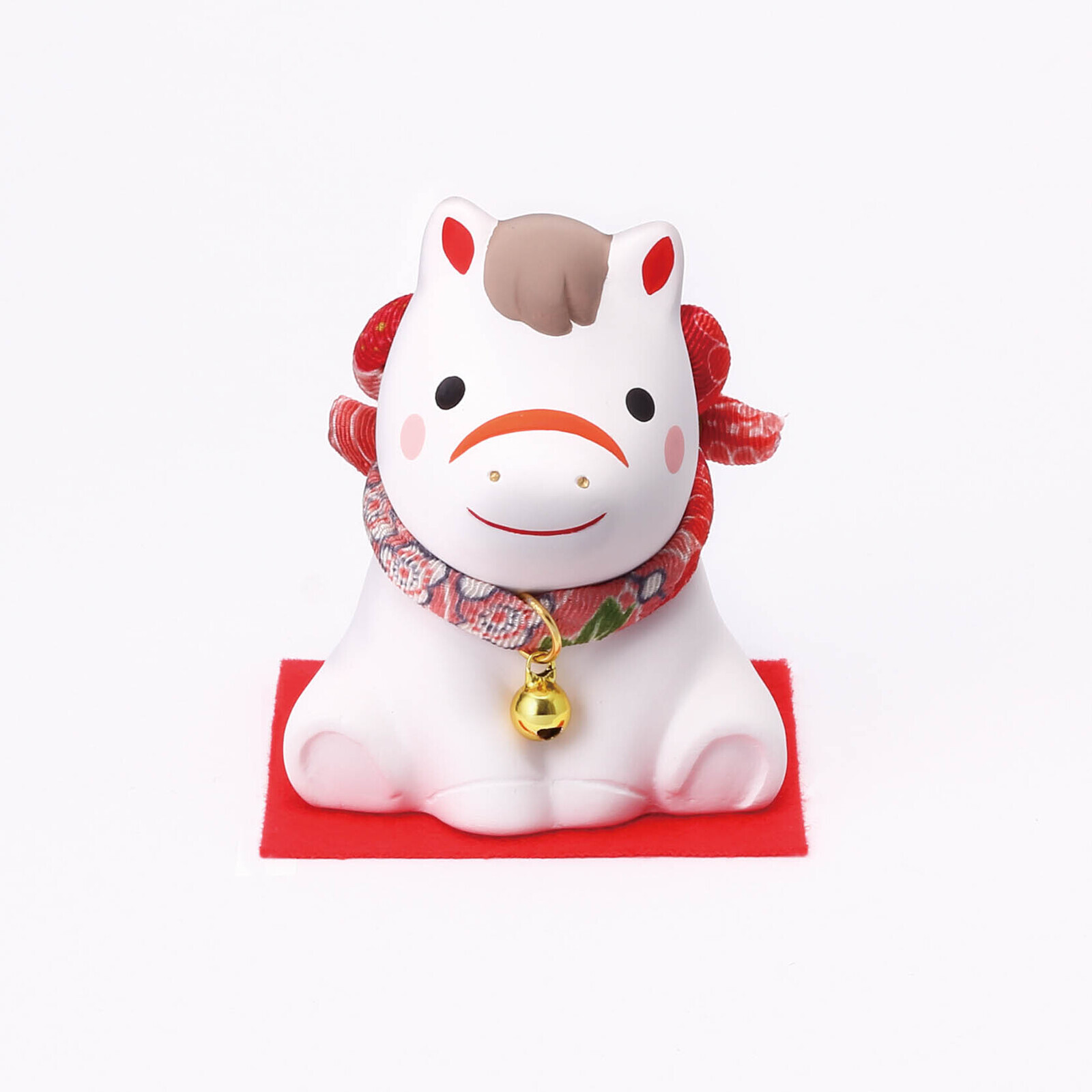 日本藥師窯錦彩招福吉祥馬仔擺設 (非日本製)