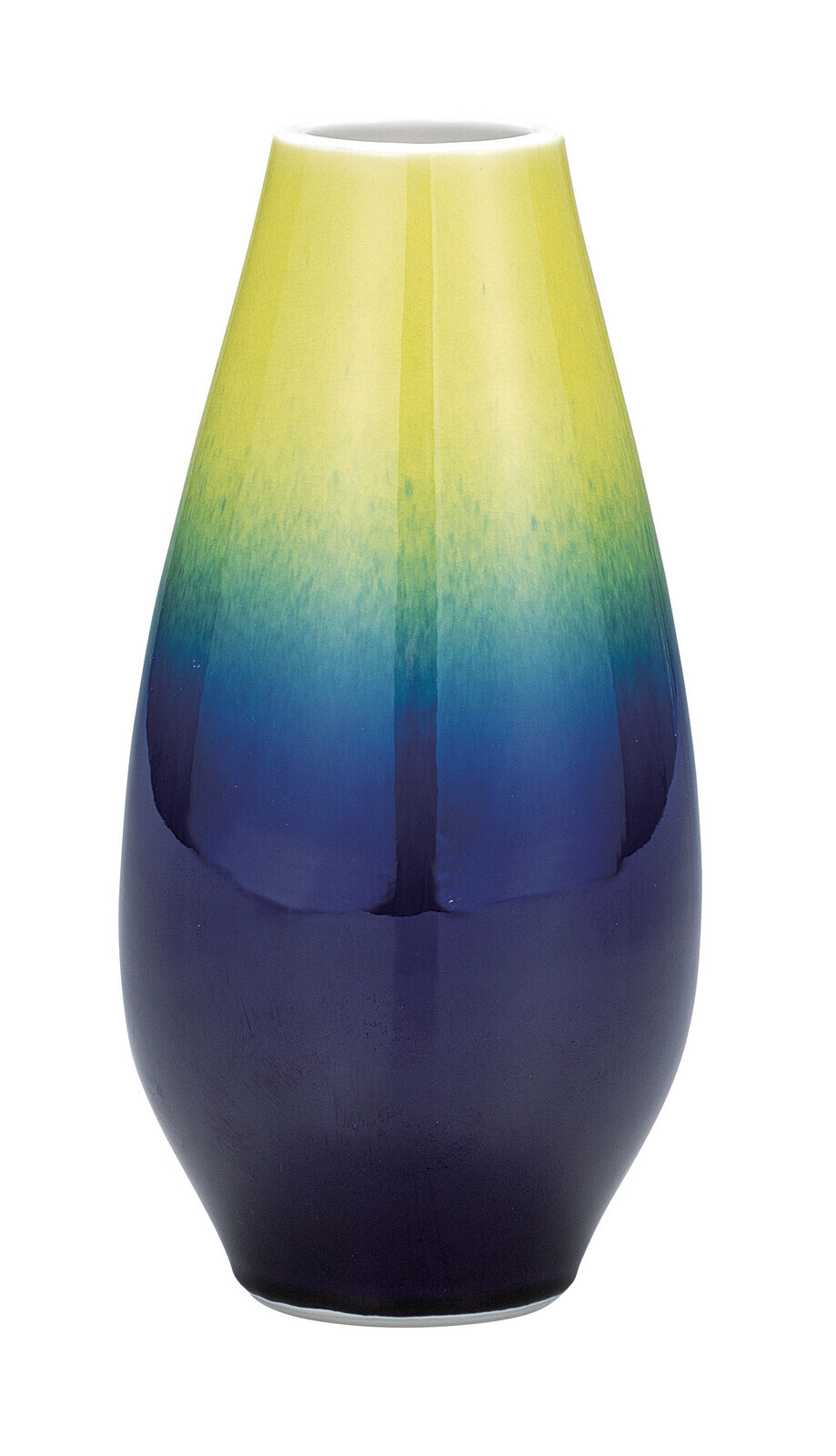 日本九谷燒陶瓷花樽 (釉面) (日本製)