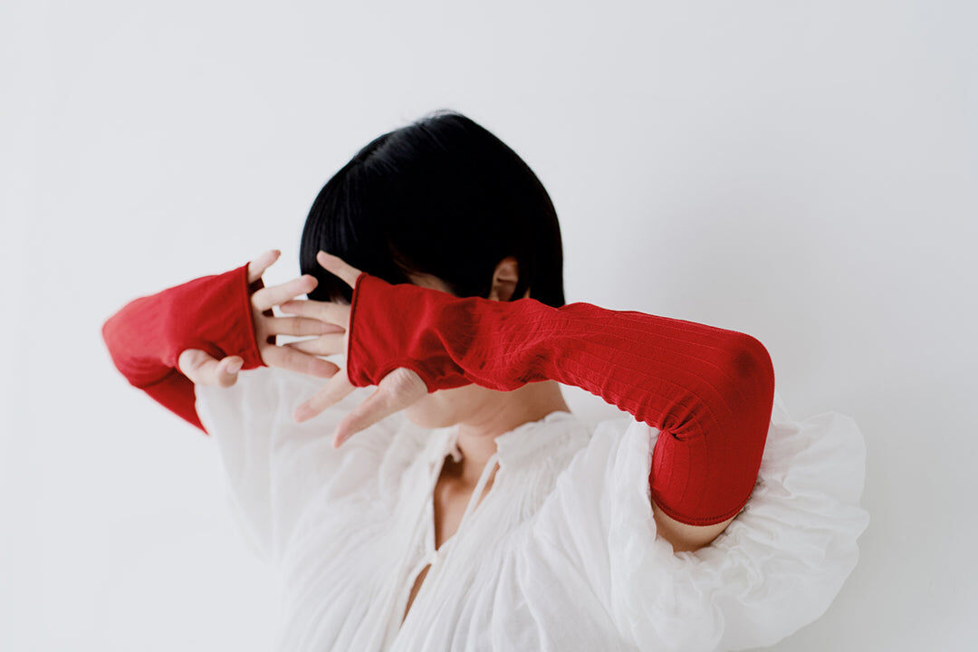 hakne 桑蠶絲手臂套