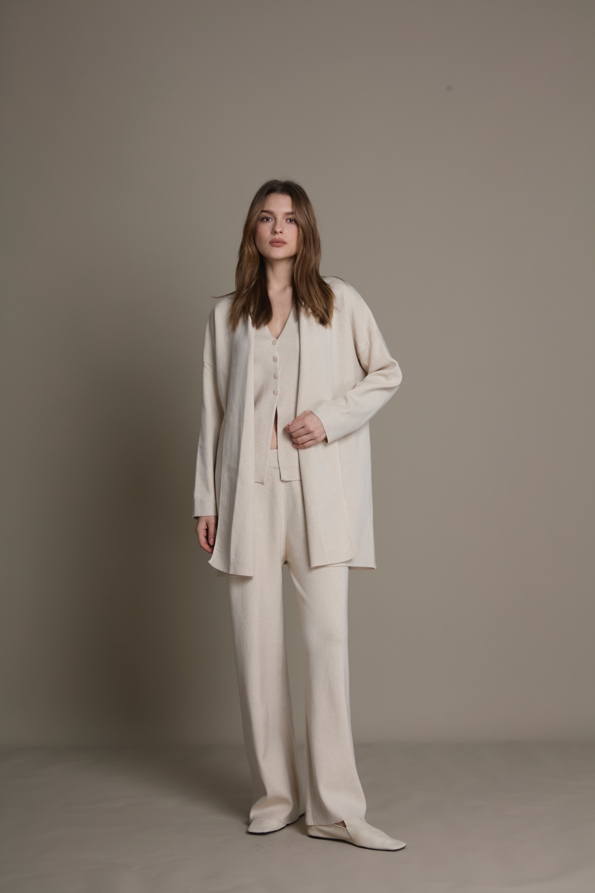 雲柔三件式針織套裝